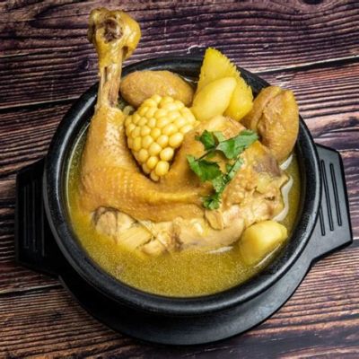  Sancocho de Gallina: A Flavorful Colombian Soup Bursting with Herbs and Vegetables!